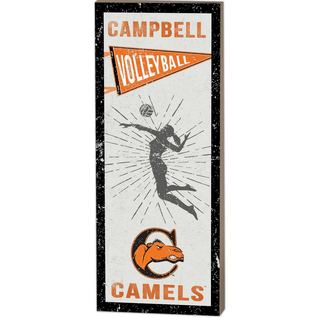 7x18 Vintage Player Campbell Fighting Camels Volleyball Women