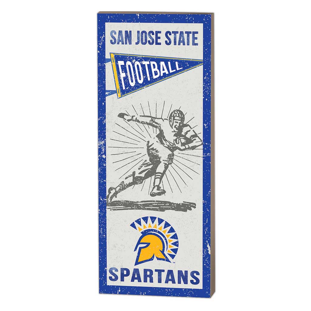 7x18 Vintage Player San Jose State Spartans