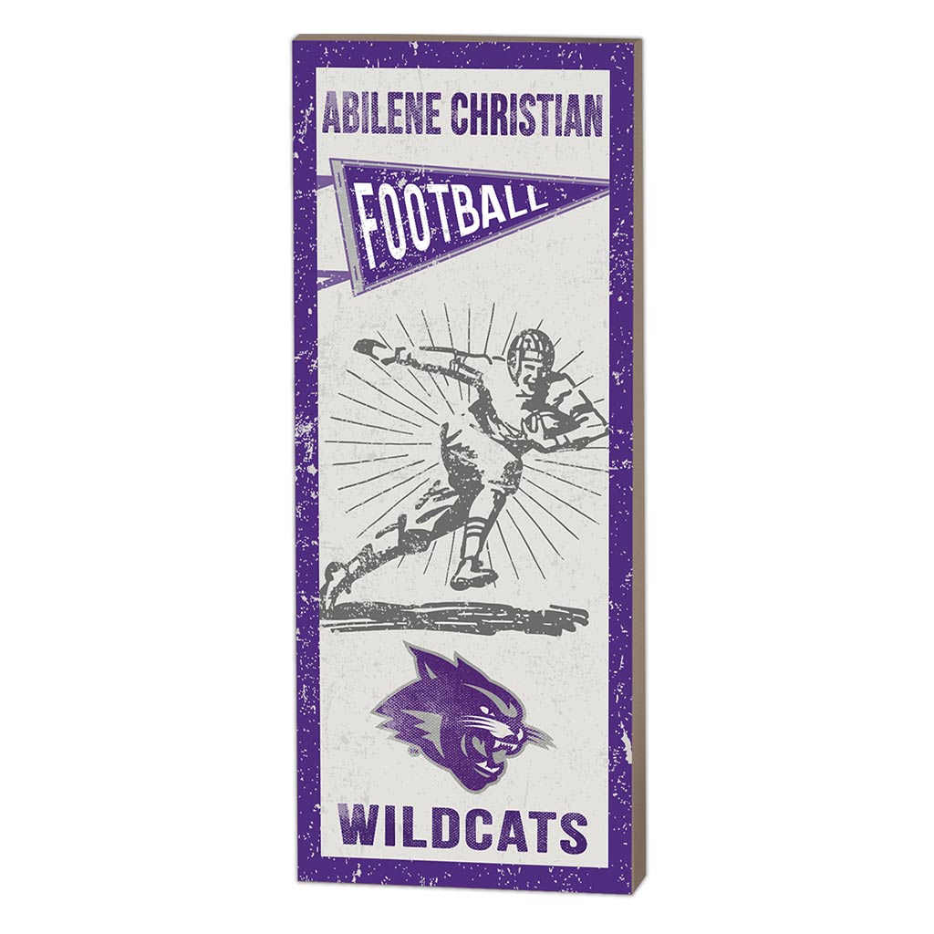 7x18 Vintage Player Abilene Christian Wildcats