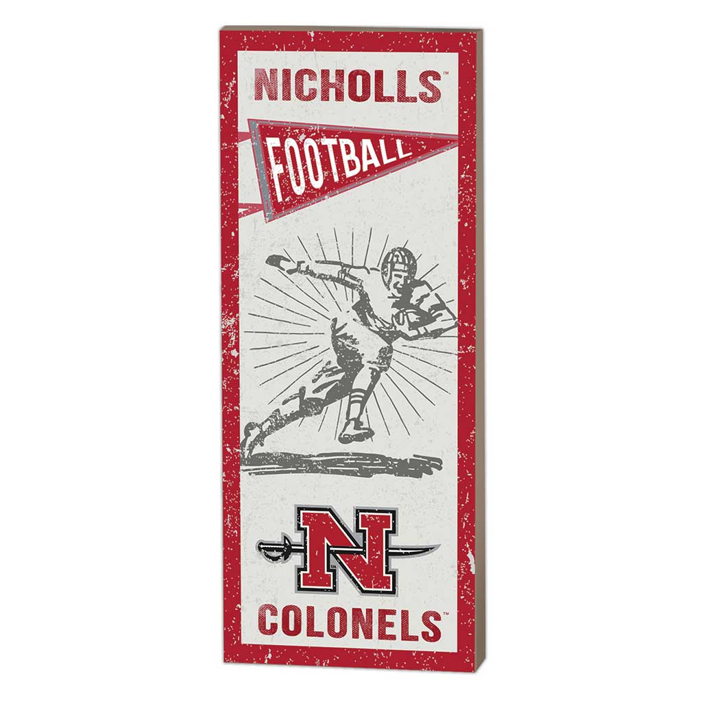 7x18 Vintage Player Nicholls State Colonels