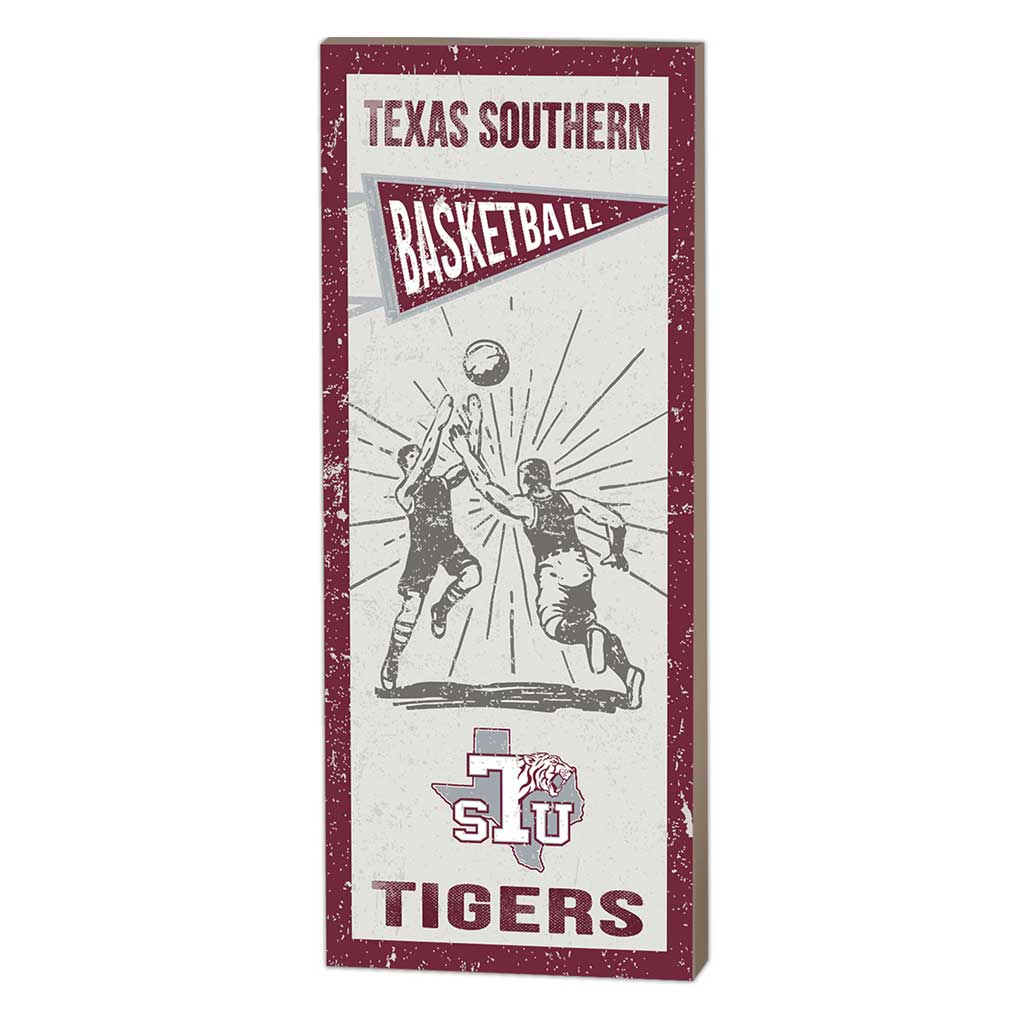 7x18 Vintage Player Texas Southern Tigers Basketball