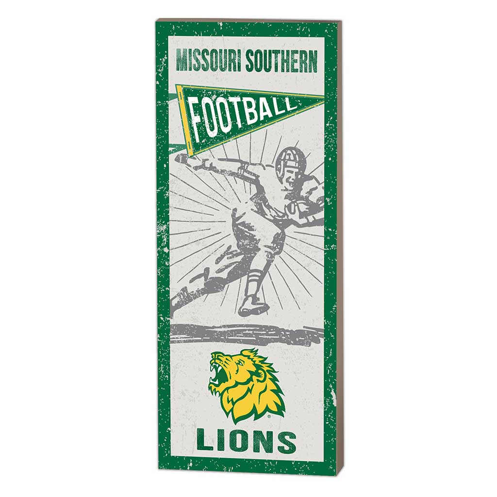 7x18 Vintage Player Missouri Southern State University Lions