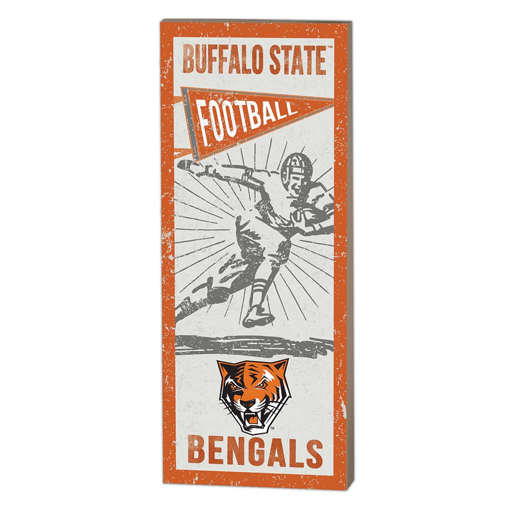 7x18 Vintage Player Buffalo State College Bengals