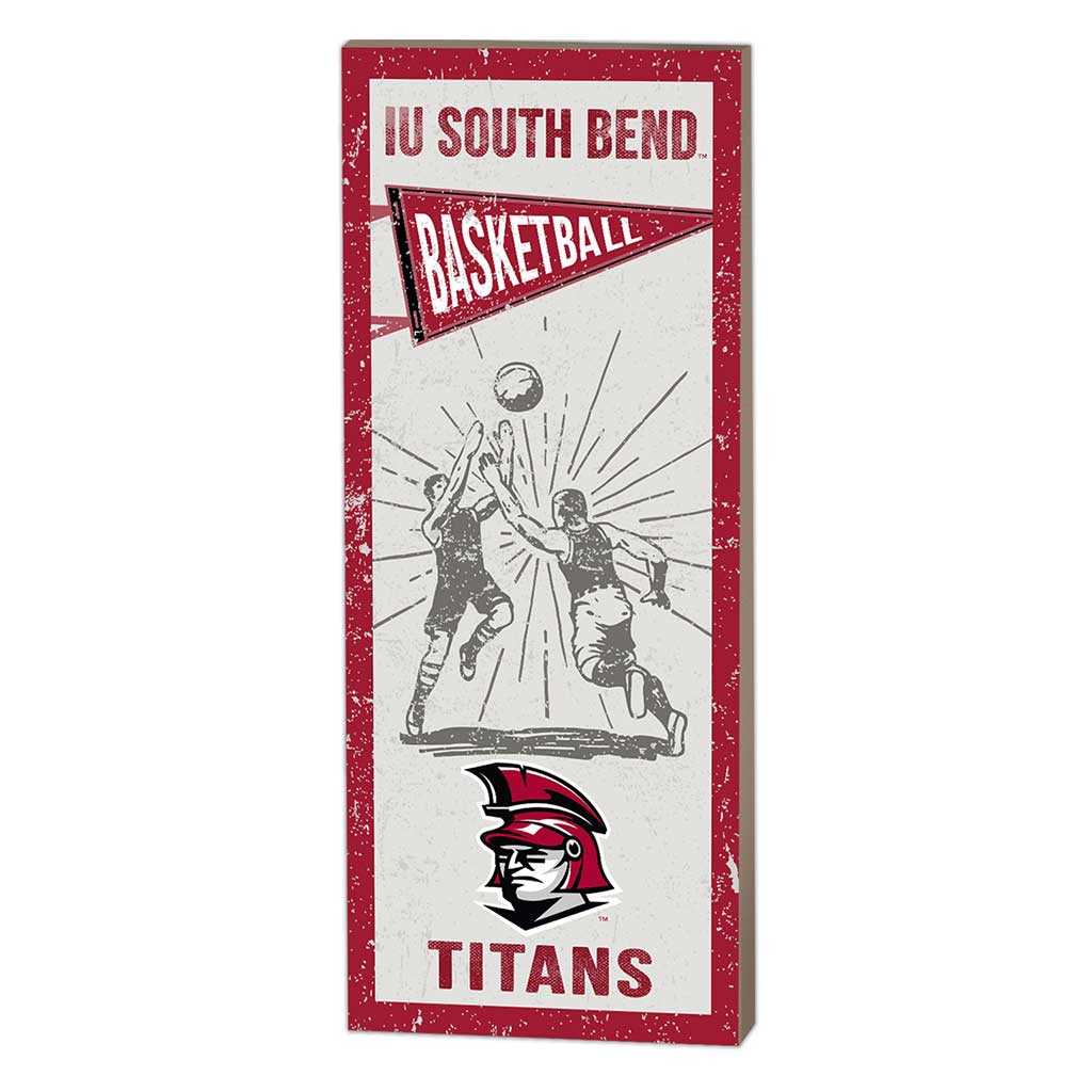 7x18 Vintage Player Indiana University South Bend Titans Basketball