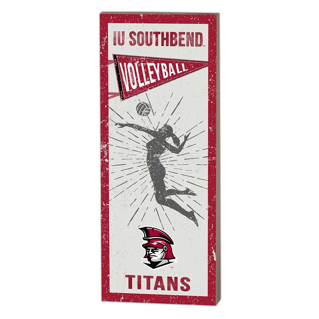 7x18 Vintage Player Indiana University South Bend Titans - Girl's Volleyball