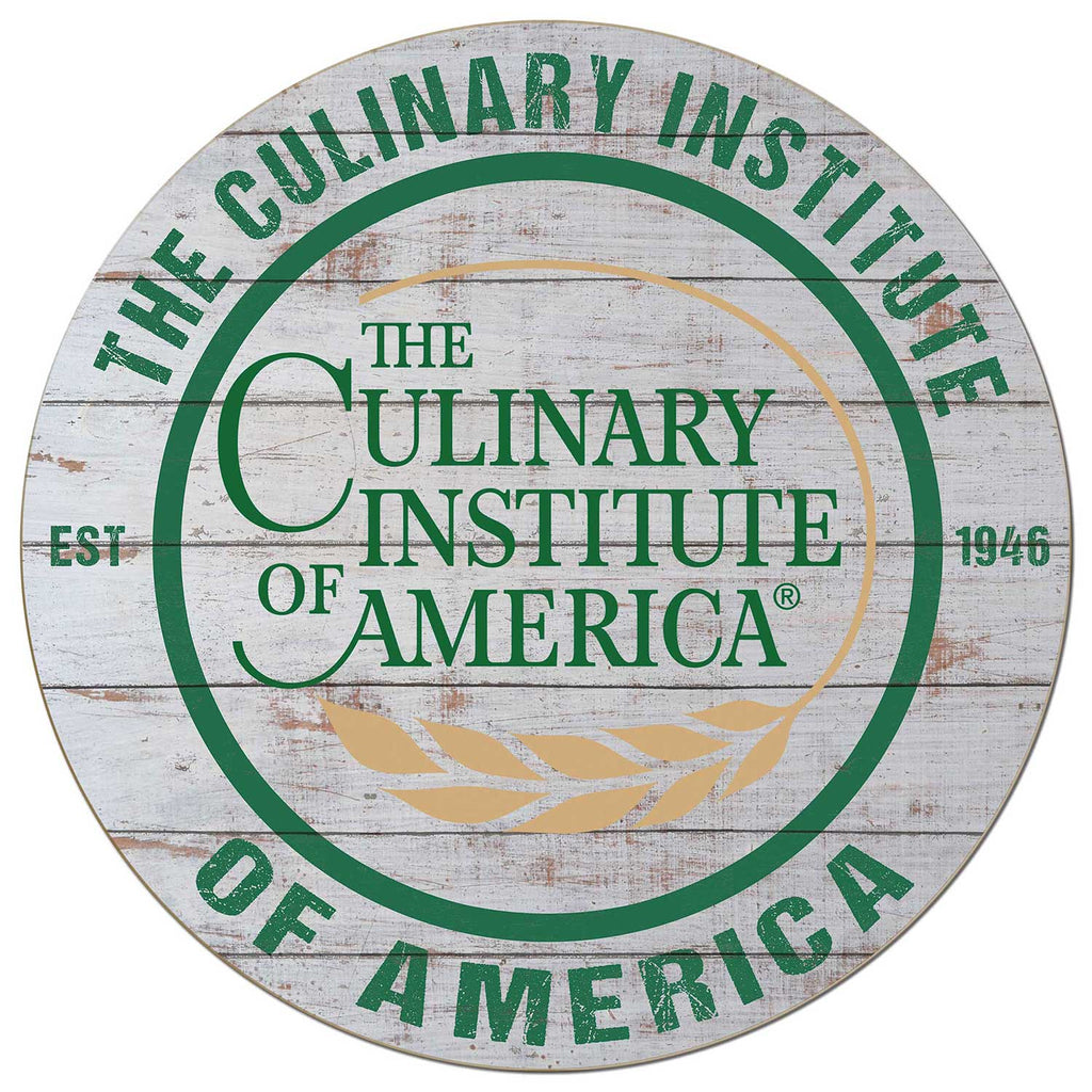 20x20 Weathered Circle Culinary Institute of America Steels