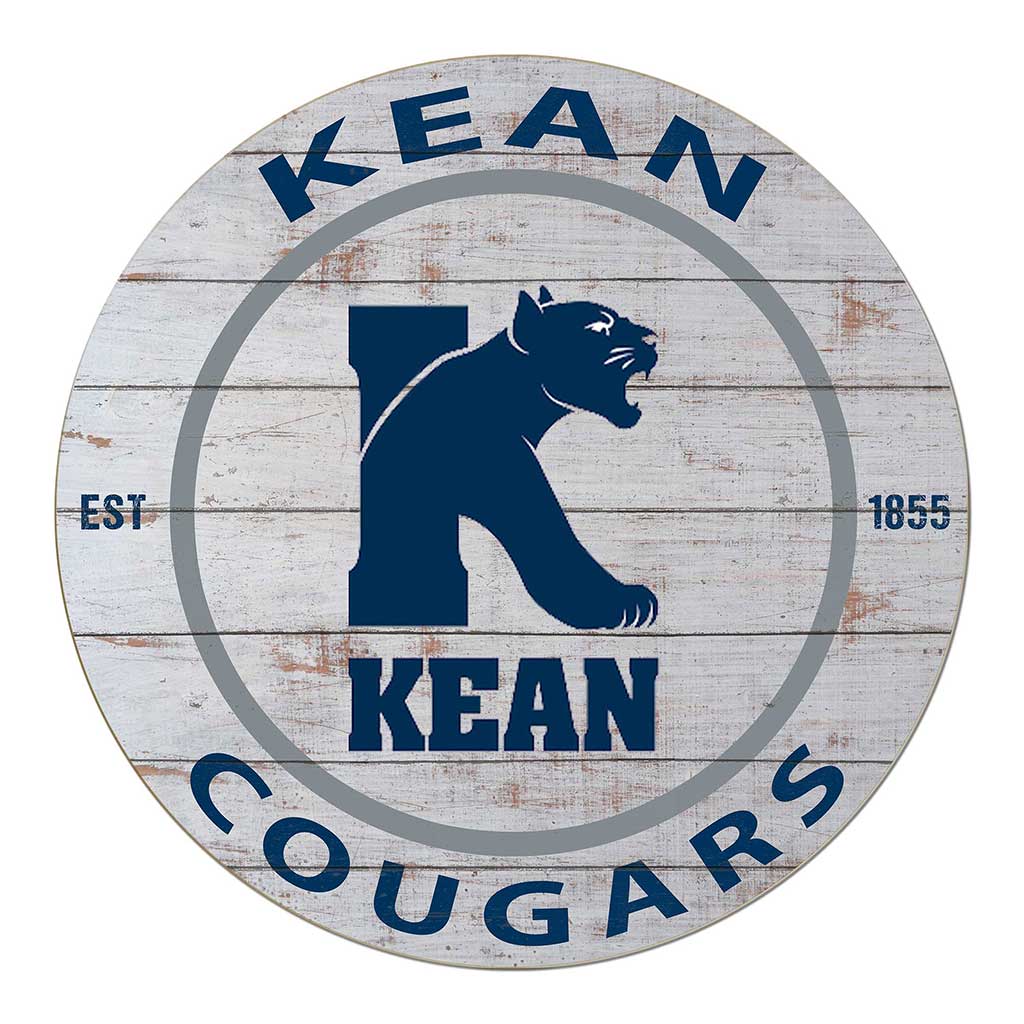 20x20 Weathered Circle Kean University Cougars