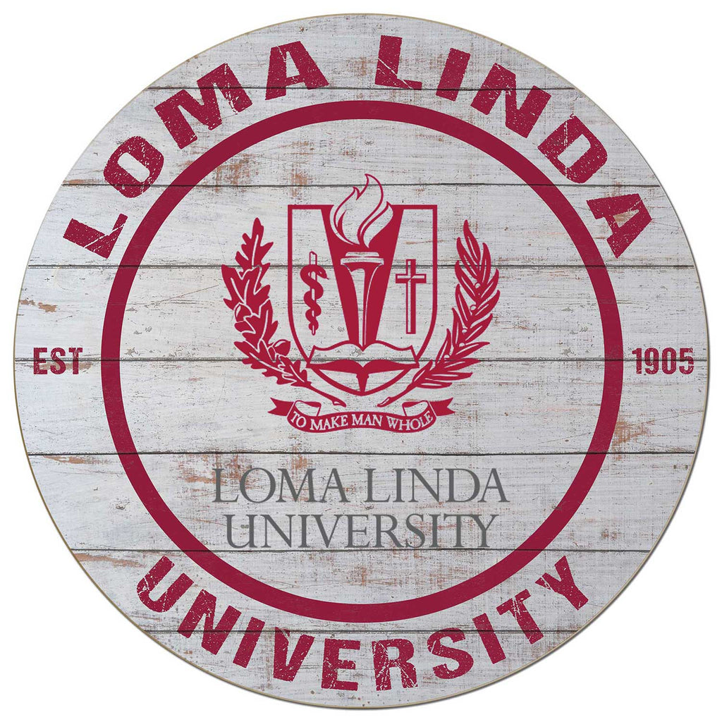 20x20 Weathered Circle Loma Linda University