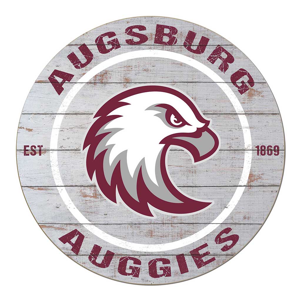 20x20 Weathered Circle Augsburg College Auggies