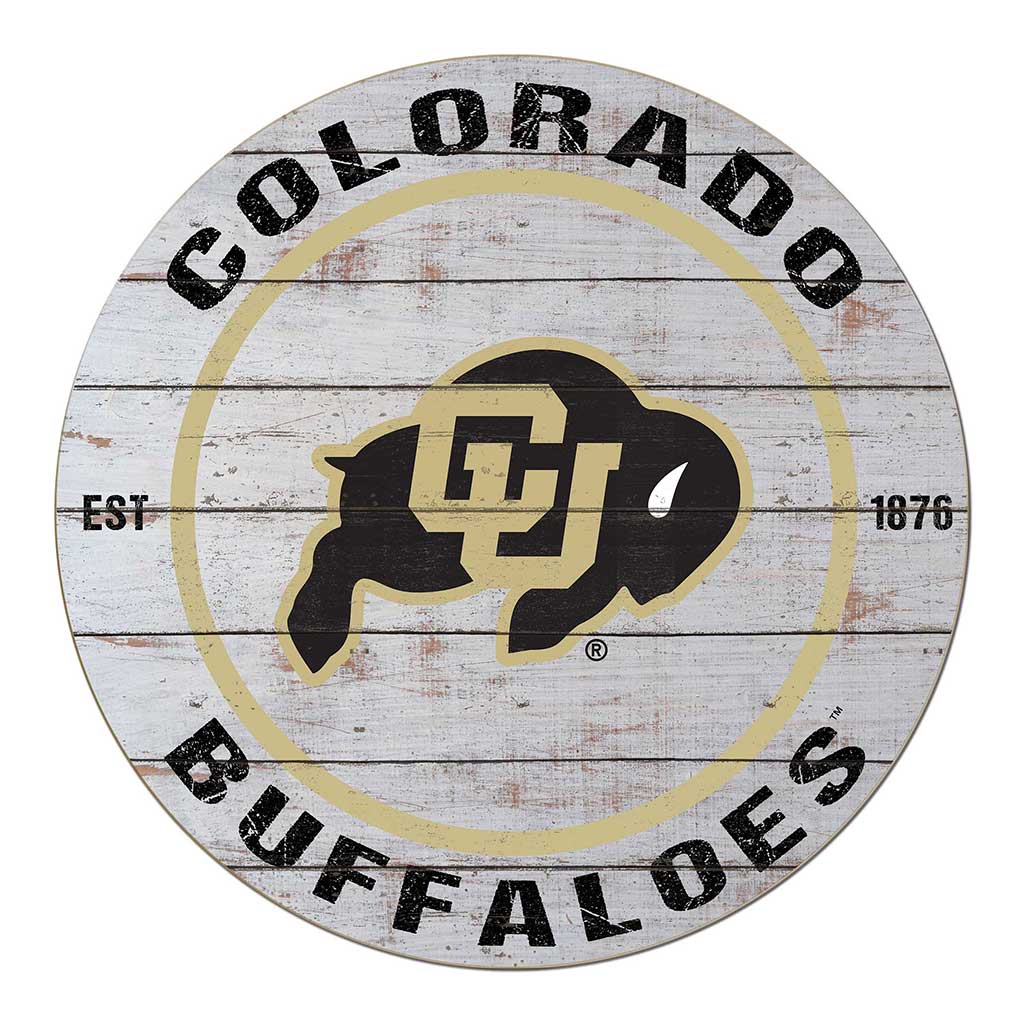 20x20 Weathered Circle Colorado (Boulder) Buffaloes