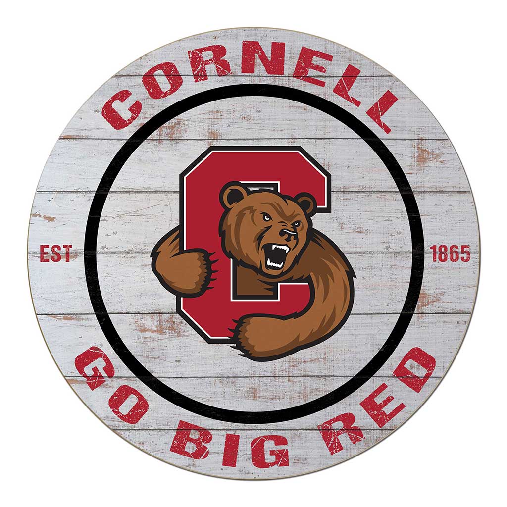 20x20 Weathered Circle Cornell Big Red