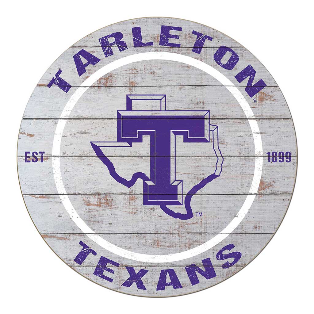 20x20 Weathered Circle Tarleton State University Texans