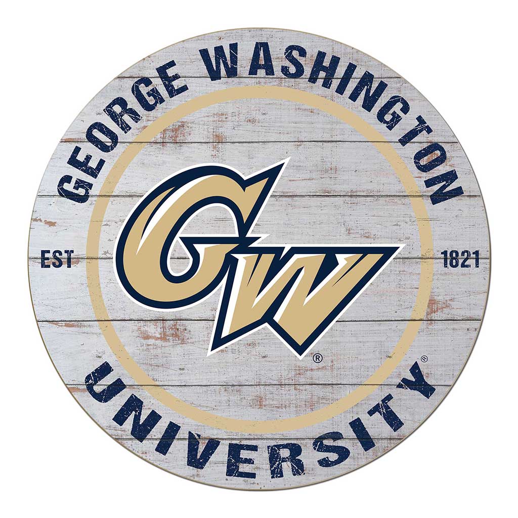 20x20 Weathered Circle George Washington Univ Colonials