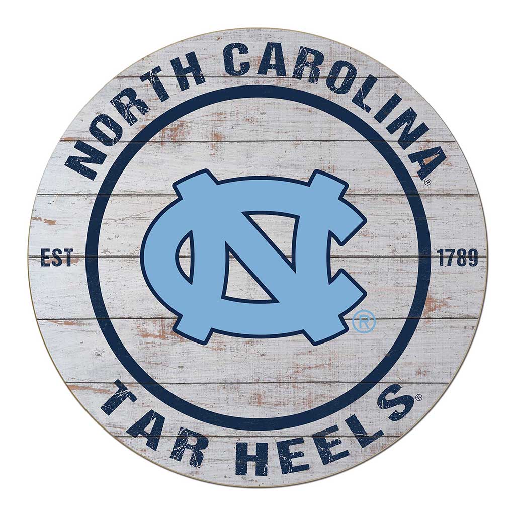 20x20 Weathered Circle North Carolina (Chapel Hill) Tar Heels