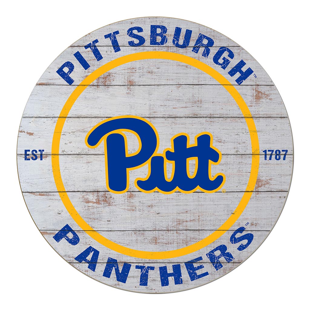 20x20 Weathered Circle Pittsburgh Panthers