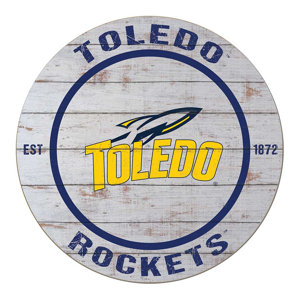 20x20 Weathered Circle Toledo Rockets