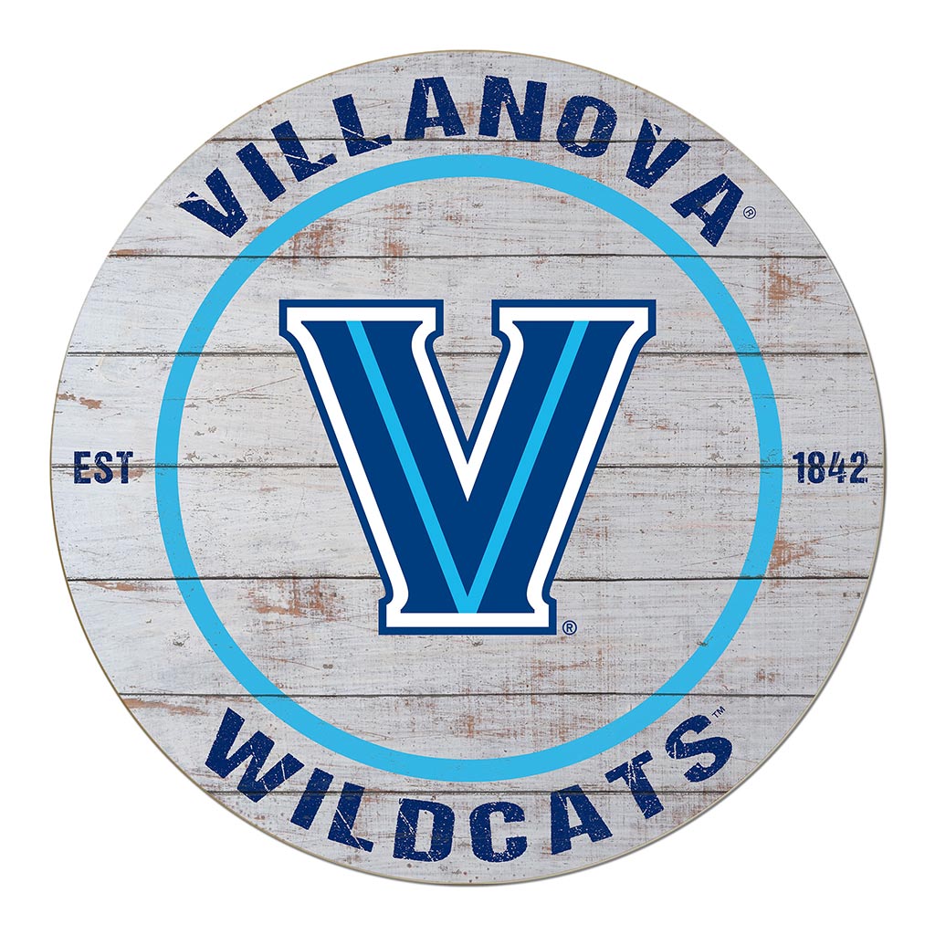 20x20 Weathered Circle Villanova Wildcats