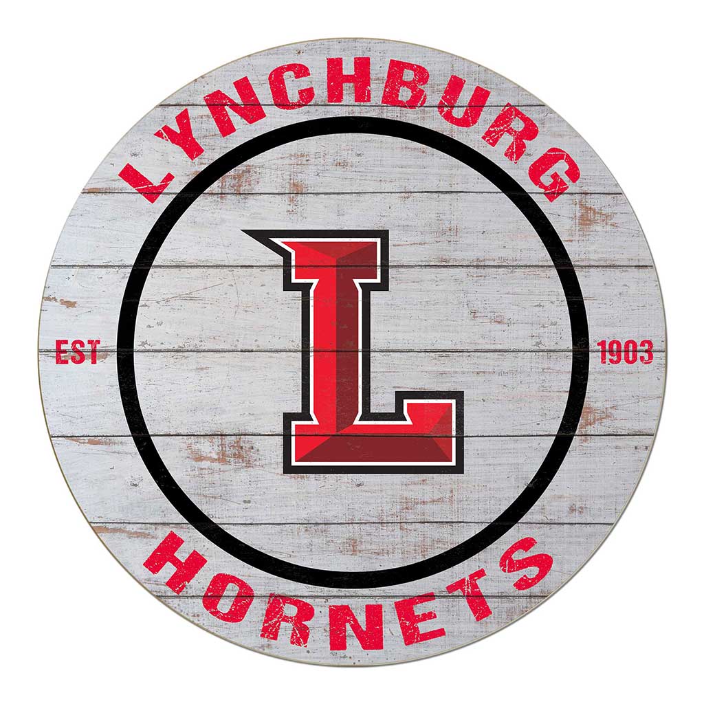 20x20 Weathered Circle Lynchburg College Hornets