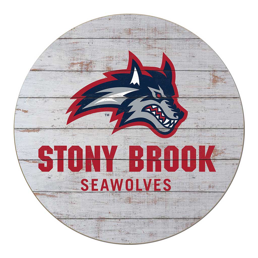 20x20 Weathered Circle Stony Brook Seawolves