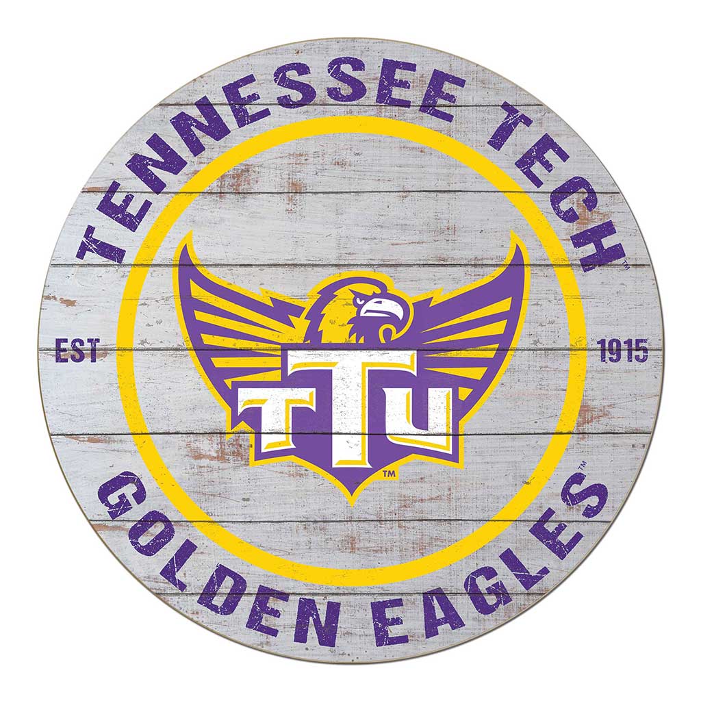 20x20 Weathered Circle Tennessee Tech Golden Eagles