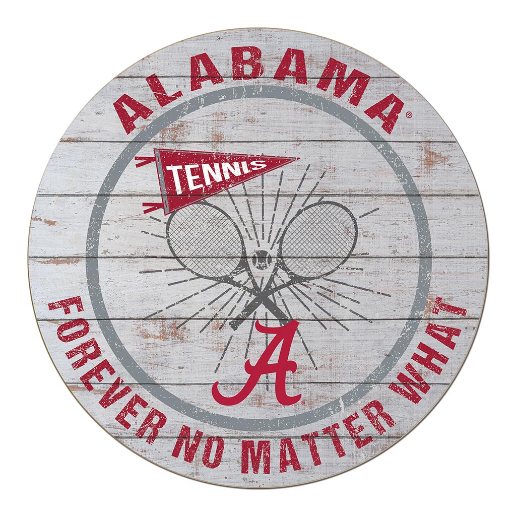 20x20 Throwback Weathered Circle Alabama Crimson Tide Tennis