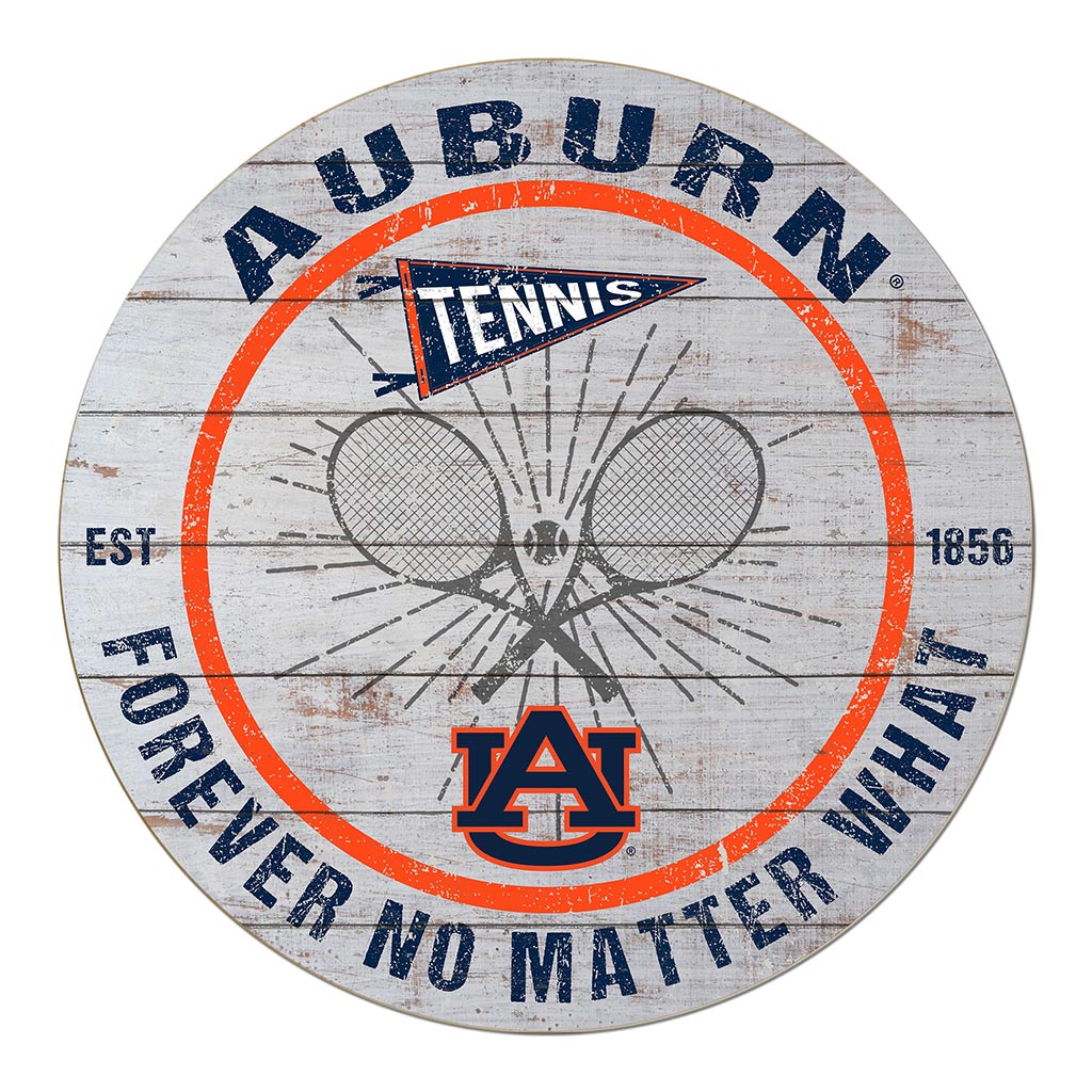 20x20 Throwback Weathered Circle Auburn Tigers Tennis