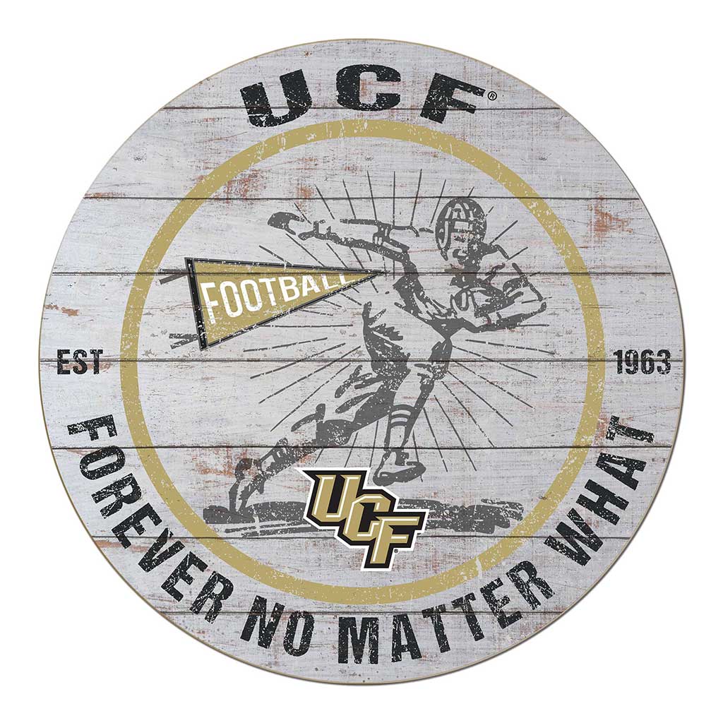 20x20 Throwback Weathered Circle Central Florida Knights