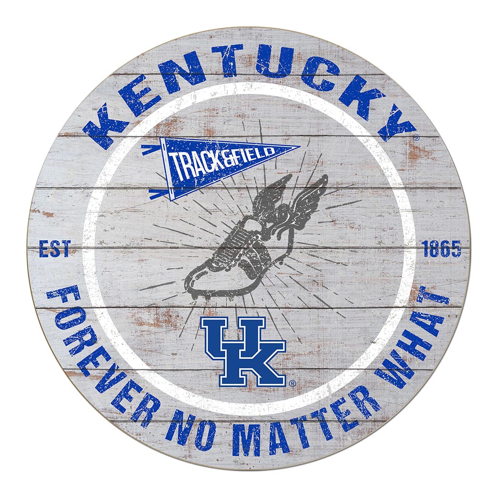 20x20 Throwback Weathered Circle Kentucky Wildcats Track