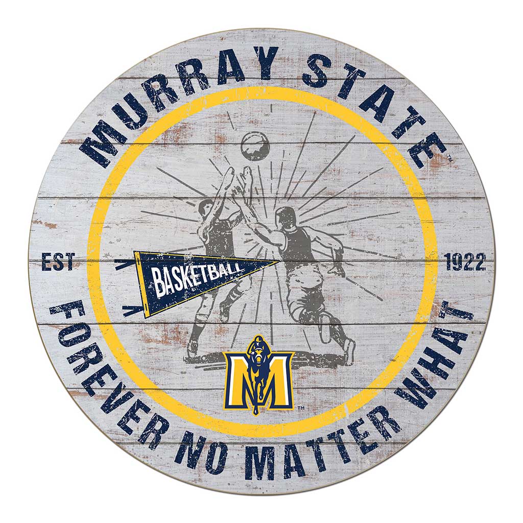 20x20 Throwback Weathered Circle Murray State Racers Basketball