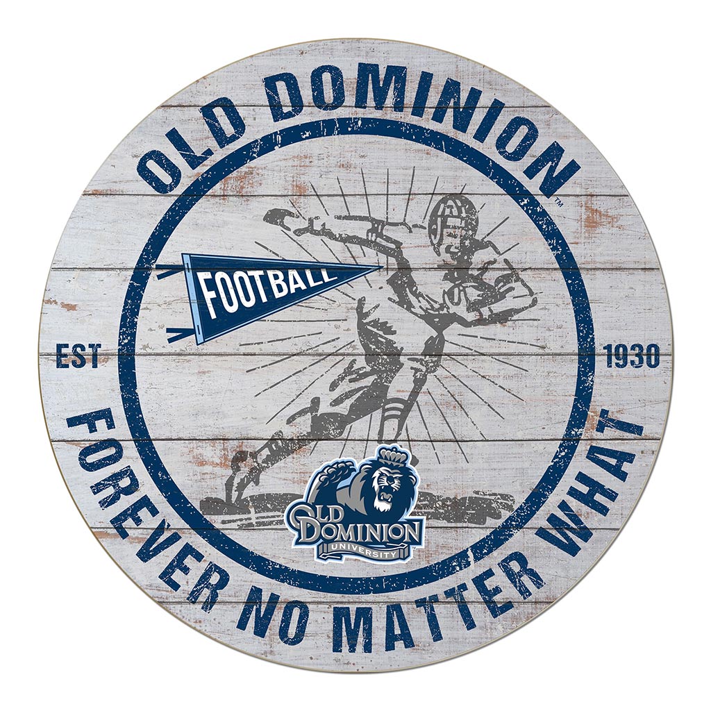 20x20 Throwback Weathered Circle Old Dominion Monarchs
