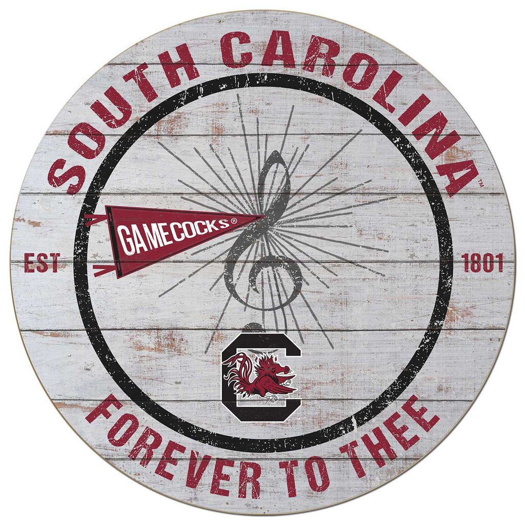 20x20 Throwback Weathered Circle South Carolina Gamecocks Band