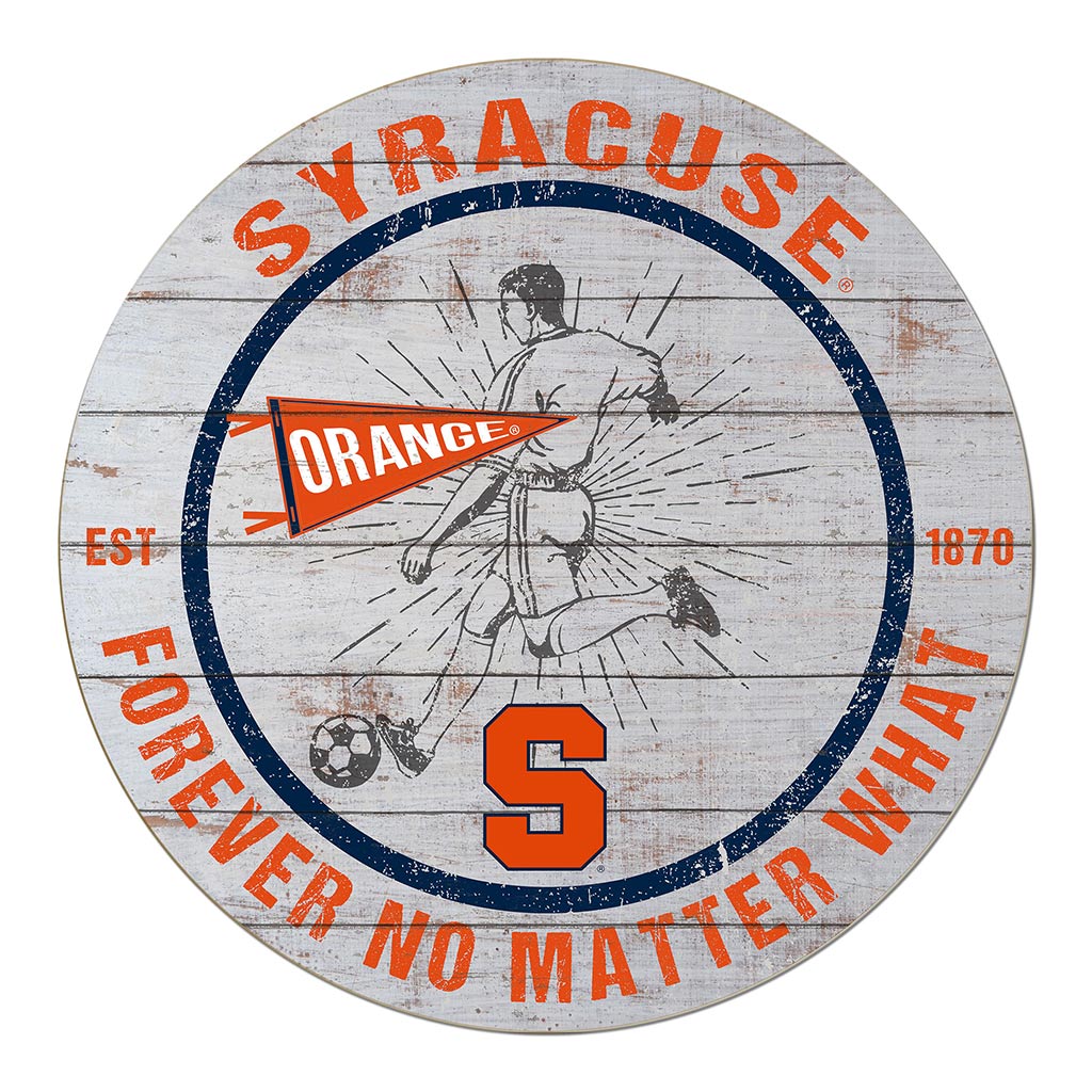 20x20 Throwback Weathered Circle Syracuse Orange Soccer