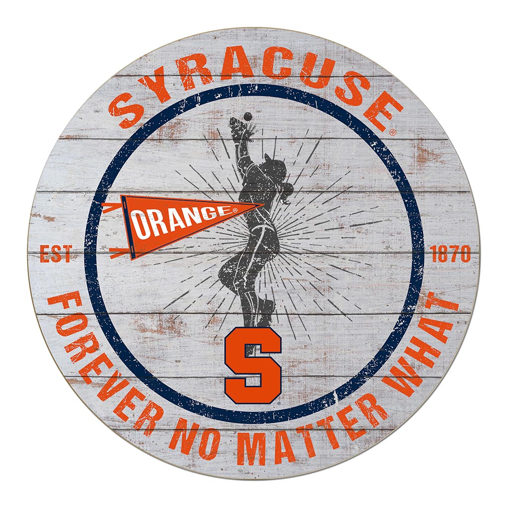 20x20 Throwback Weathered Circle Syracuse Orange Softball