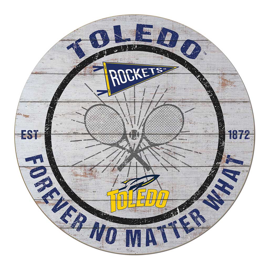 20x20 Throwback Weathered Circle Toledo Rockets Tennis