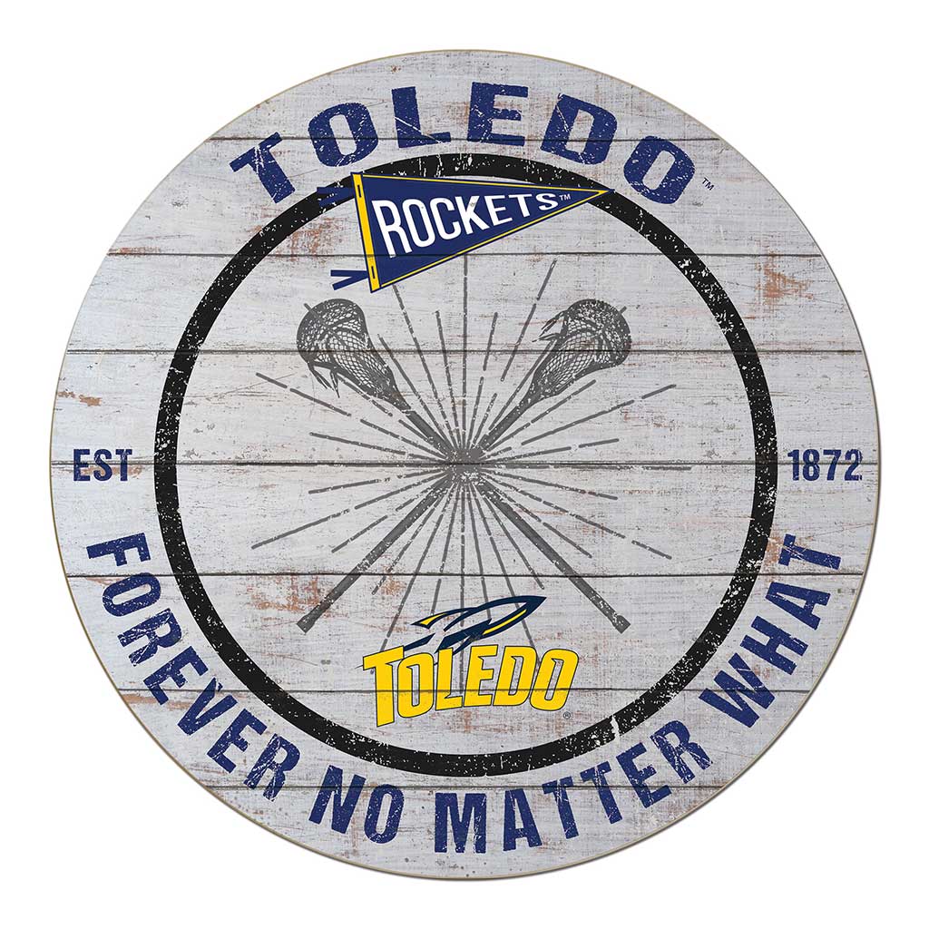 20x20 Throwback Weathered Circle Toledo Rockets Lacrosse