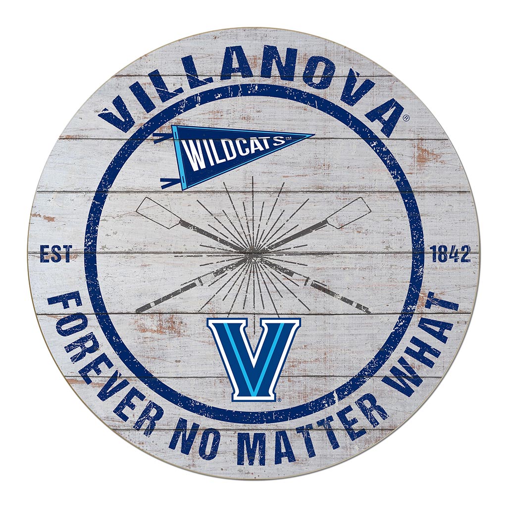 20x20 Throwback Weathered Circle Villanova Wildcats Rowing