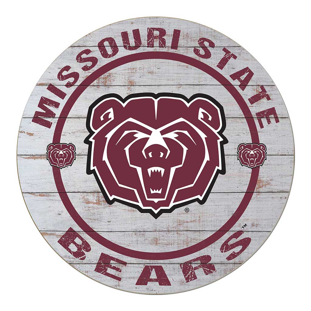 20x20 Weathered Helmet Sign Missouri State Bears