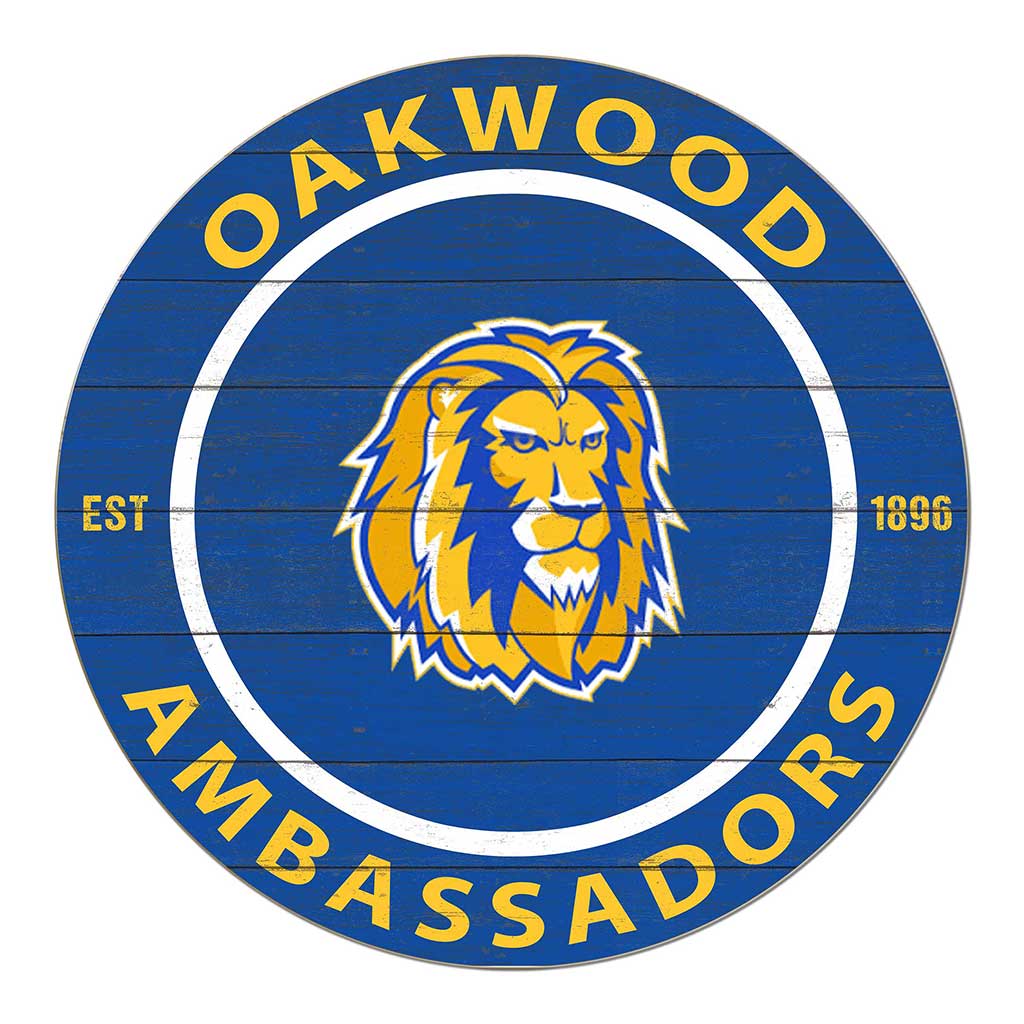 20x20 Weathered Colored Circle Oakwood University Ambassadors