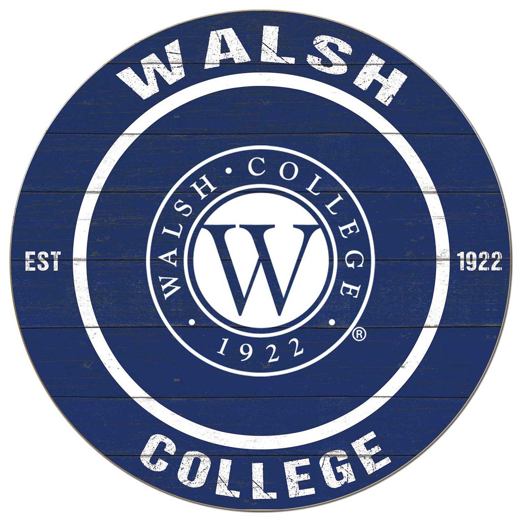 20x20 Weathered Colored Circle Walsh College