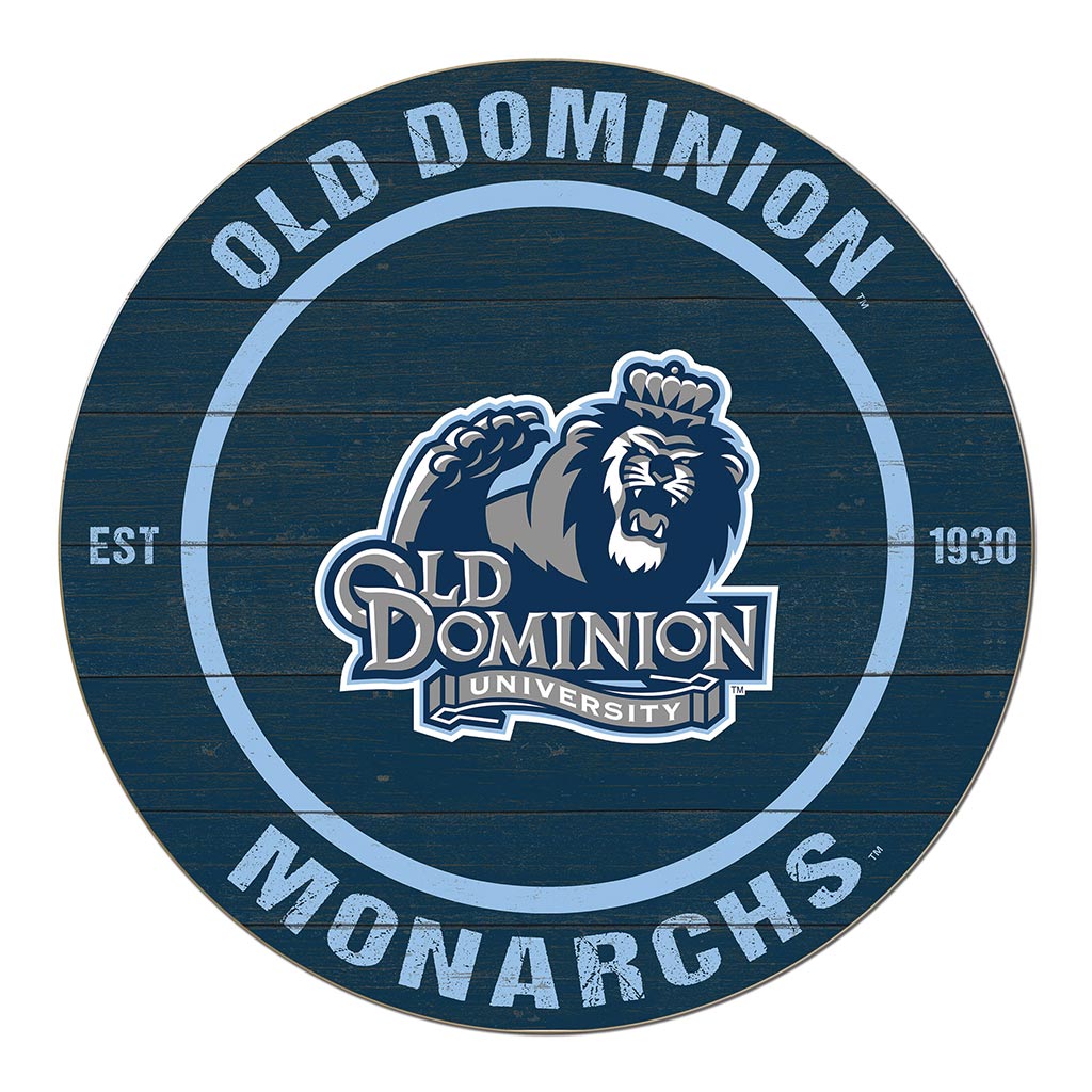 20x20 Weathered Colored Circle Old Dominion Monarchs