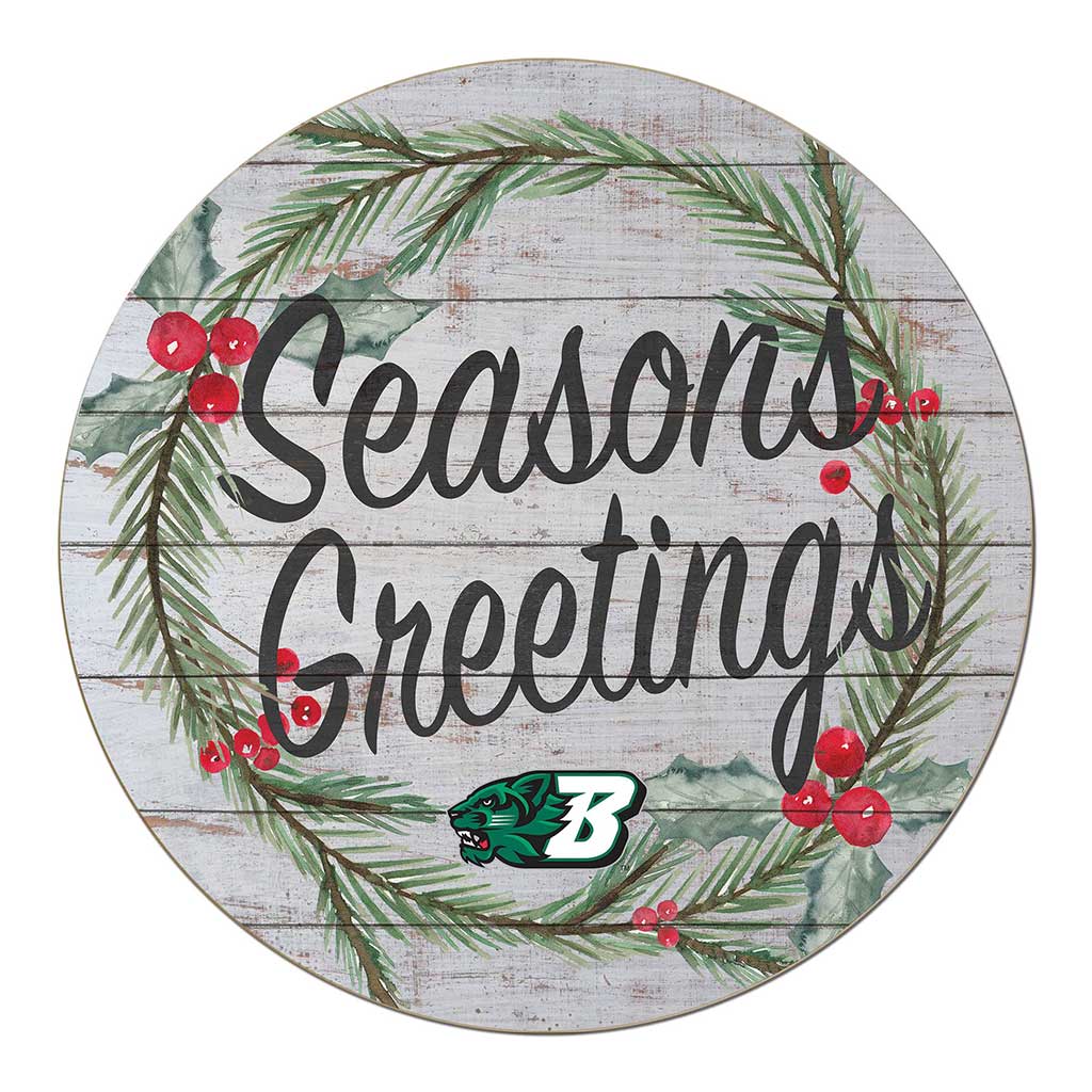 20x20 Weathered Seasons Greetings Binghamton Bearcats