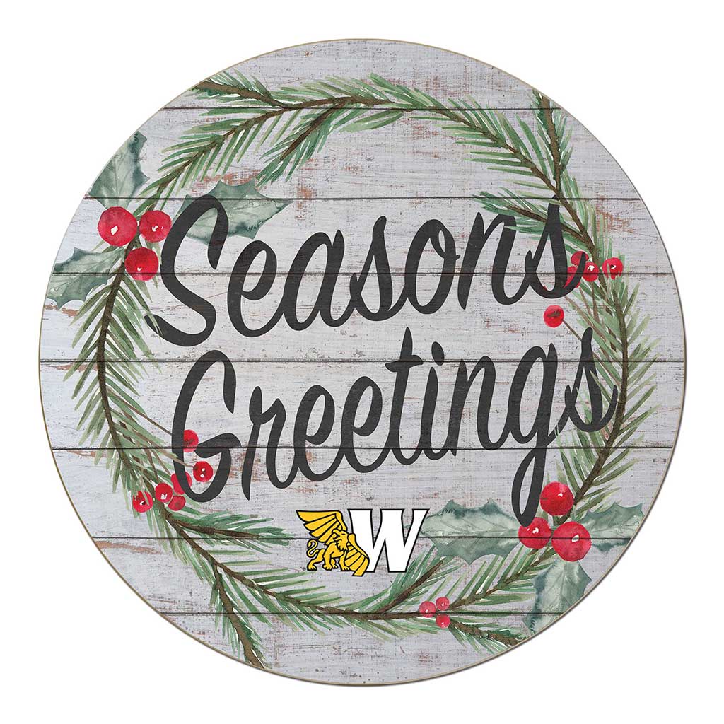 20x20 Weathered Seasons Greetings Missouri Western State University Griffons