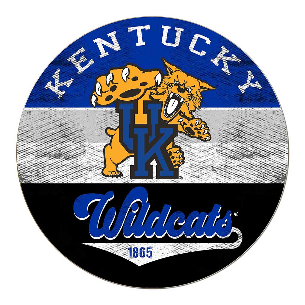 20x20 Circle Retro Multi Color Kentucky Wildcats