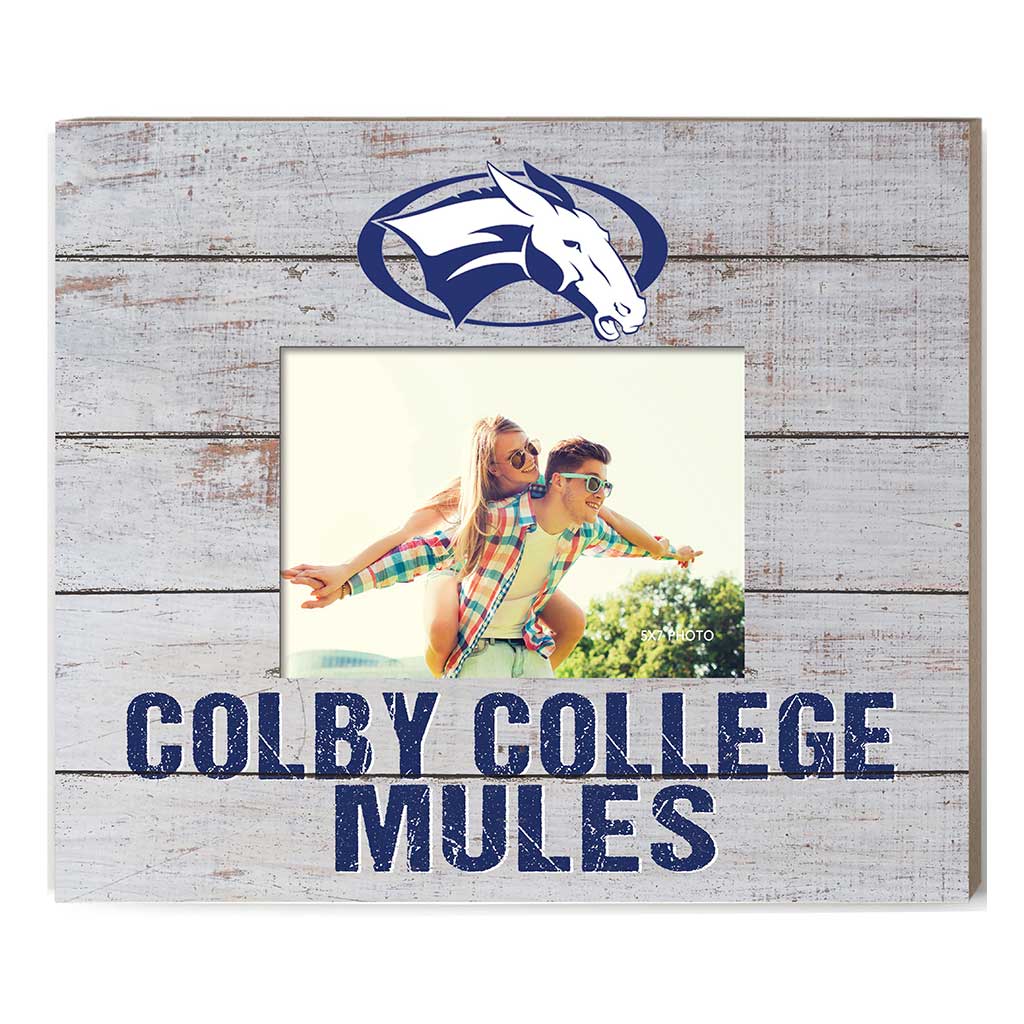 Team Spirit Photo Frame Colby College White Mules