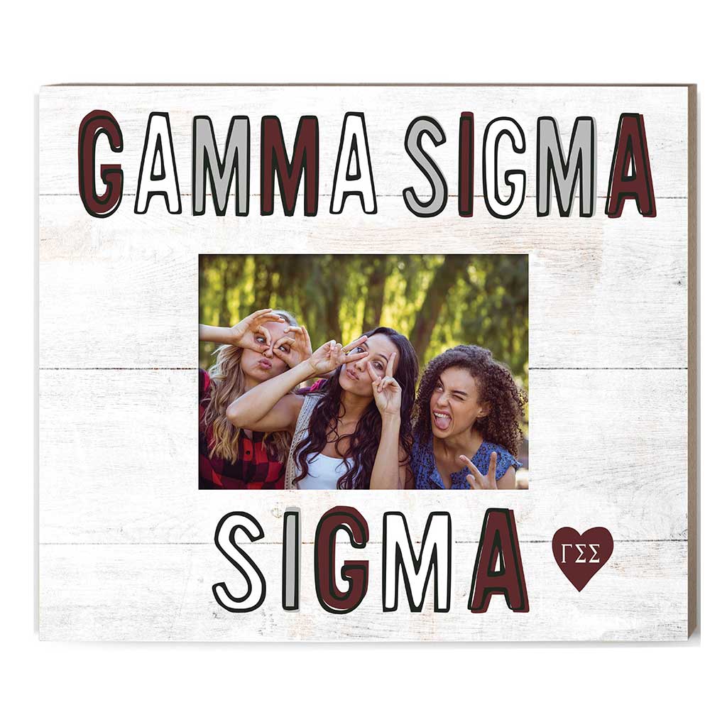 Team Spirit Multi Color Sorority Frame Greek-Gamma Sigma Sigma