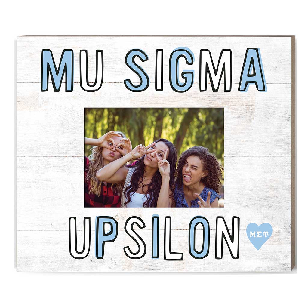 Team Spirit Multi Color Sorority Frame Greek-Mu Sigma Upsilon