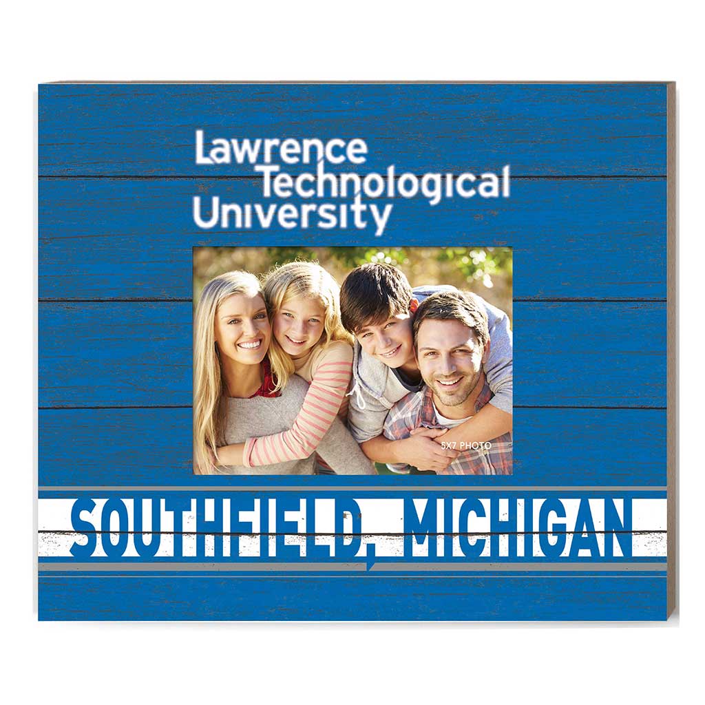Team Spirit Color Scholastic Frame Lawrence Technological University Blue Devils