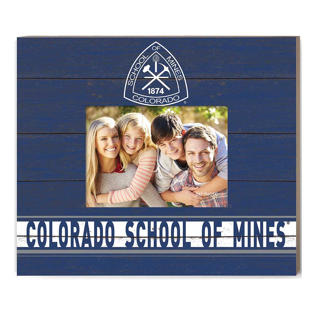 Team Spirit Color Scholastic Frame Colorado School of Mines Orediggers