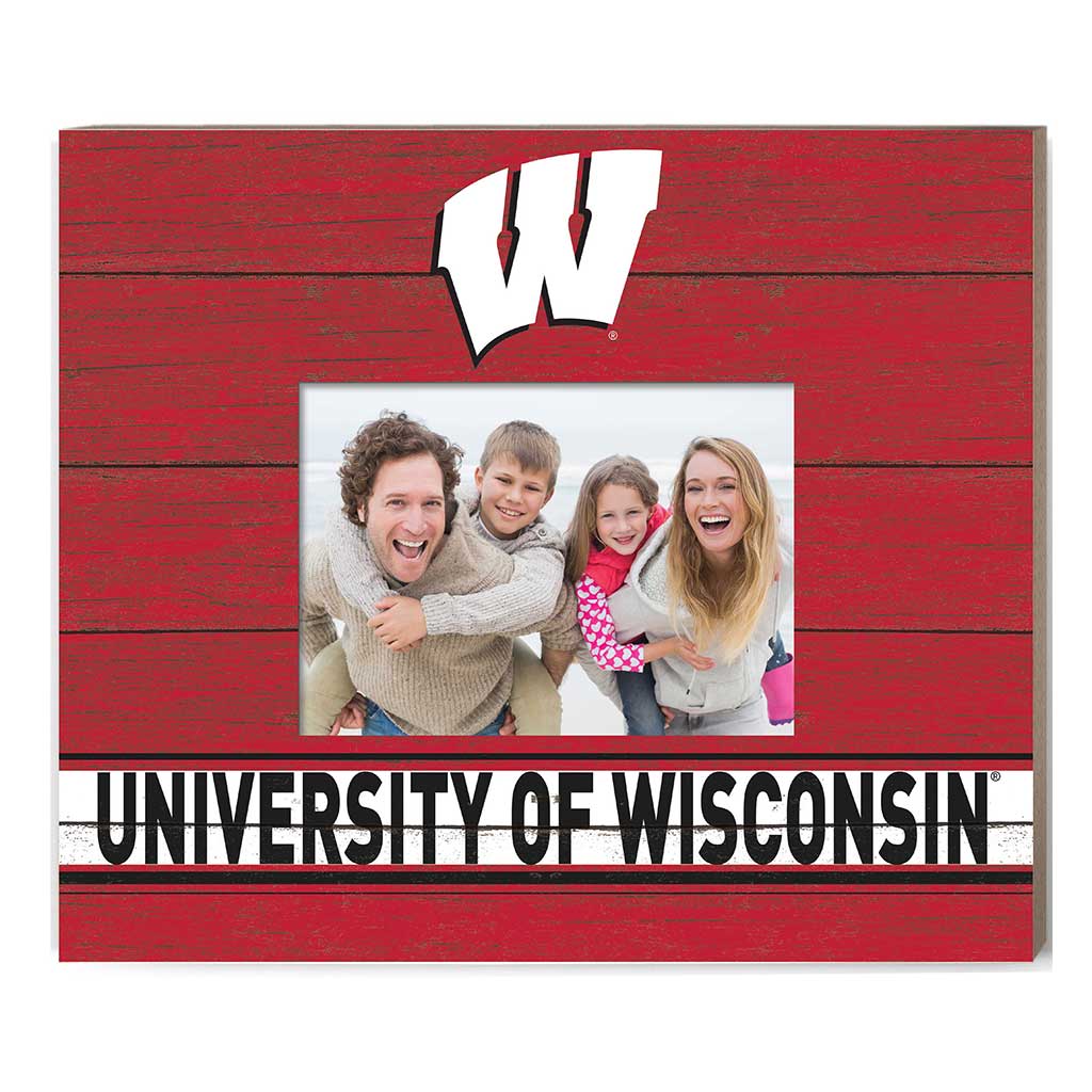 Team Spirit Color Scholastic Frame Wisconsin Badgers