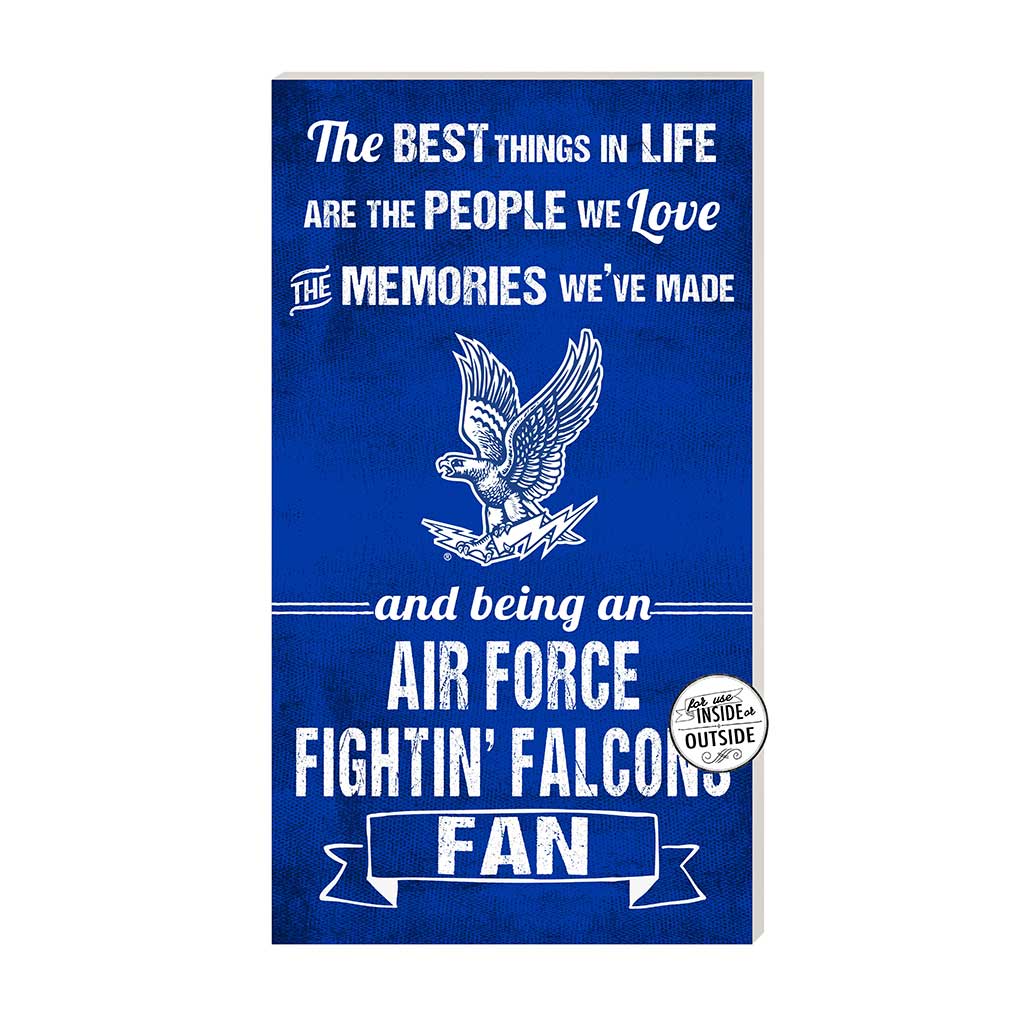 11x20 Indoor Outdoor Sign The Best Things Air Force Academy Falcons